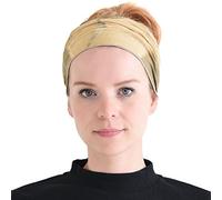Casualbox Women HeadBand Bandana Band Hand Dyed Japanese Hair Marble G-Beige(Size: One Size)