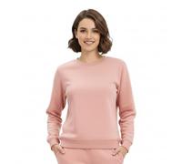 CASUALKING Women’s Casual Sweatshirt Jumper - Oversized Long Sleeve Pullover Top - Soft Fleece Crew Neck Jumper in Beige Black Grey Dove Grey Fuchsia Pink (UK, Alpha, M, Regular, Regular, Pink)