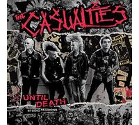 CASUALTIES - UNTIL DEATH STUDIO SESSIONS - RED/BLACK SPLATTER - Vinyl - A600z
