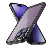 CasurvivePro Case Compatible for iPhone 13 Pro for Women Men, [Compatible with MagSafe] Anti-Fingerprint Anti-Scratch Hard Acrylic PC Back Phone Cover - Black