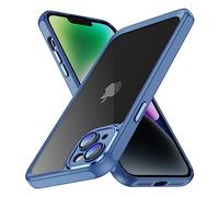 CasurvivePro Case Compatible for iPhone 14 for Women Men, [Compatible with MagSafe] Anti-Fingerprint Anti-Scratch Hard Acrylic PC Back Phone Cover - Blue