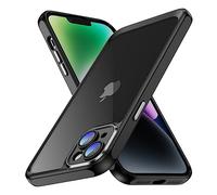 CasurvivePro Case Compatible for iPhone 14 Plus for Women Men, [Compatible with MagSafe] Anti-Fingerprint Anti-Scratch Hard Acrylic PC Back Phone Cover - Black