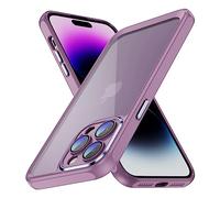CasurvivePro Case Compatible for iPhone 14 Pro for Women Men, [Compatible with MagSafe] Anti-Fingerprint Anti-Scratch Hard Acrylic PC Back Phone Cover - Lavender