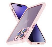 CasurvivePro Case Compatible for iPhone 15 Pro Max for Women Men, [Compatible with MagSafe] Anti-Fingerprint Anti-Scratch Hard Acrylic PC Back Phone Cover - Apricot