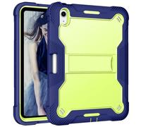 CasurvivePro Case for Amazon fire HD 8 2022 8 inch Cover with Built-in Stand for Heavy Duty Military Grade Shockproof Hard Hybrid (Yellow+Blue)
