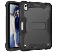 CasurvivePro Case for Amazon fire HD 8 2022 8 inch Cover with Built-in Stand for Heavy Duty Military Grade Shockproof Hard Hybrid (Black)