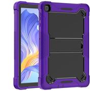CasurvivePro Case for Amazon fire HD 8 2022 8 inch Cover with Built-in Stand for Heavy Duty Military Grade Shockproof Hard Hybrid (Black+Purple)
