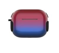 CasurvivePro Headphones Cases for AirPods Pro 2 Case Cover PC+Silicone, 2 in 1 Gradient Cases Covers with Carabiner Apple AirPods Pro (2nd generation) Charging Case Cases