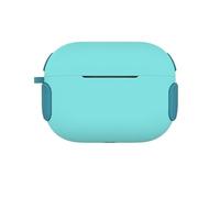 CasurvivePro Headphones Cases for AirPods Pro 2 Case Cover PC+Silicone, 2 in 1 solid color Cases Covers with Carabiner Apple AirPods Pro (2nd generation) Charging Case Cases Green