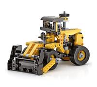 CASVO Bulldozer Science & Play Build Mechanics Set STEM Engineering Construction Toy, DIY Build Your Own Bulldozer Model Kit, Educational Mechanical Building Set for Kids Ages 8+