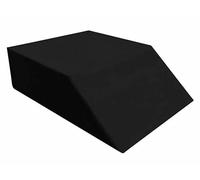 CASVO Premium Memory Foam Wedge Pillow Bed Elevation Pillow Hypoallergenic Support Cushion for Back Neck & Legs Orthopedic Comfort for Sleeping Acid Reflux Post Surgery & Pain Relief Black