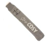 CASVO The Winter Warmer Collection Luxury Snuggle Long Hot Water Bottle with Soft Plush Cover Extra Long Body Warmer for Pain Relief, Cramps & Cozy Comfort Perfect Winter Gift for Men & Women (Grey)