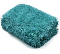 CASVO Ultra Soft Cuddles Throws Hug & Snug Blanket Long Pile Fluffy Fleece Sherpa Throw Plush Blanket for Sofa Bed & Travel Warm Lightweight Multipurpose Large Blanket Double-150x200cm (Teal Nz)