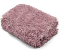 CASVO Ultra Soft Cuddles Throws Hug & Snug Blanket Long Pile Fluffy Fleece Sherpa Throw Plush Blanket for Sofa Bed & Travel Warm Lightweight Multipurpose Large Blanket Double-150x200cm (Blush Pink)