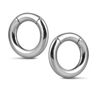 Casvort 2PCS Hypoallergenic Versatile Ear Weights for Stretched Ear Lobes 316 Stainless Steel Ear Hangers Gauges Plugs and Tunnels Stretchers Fashion Piercing Body Jewelry, 6mm, Stainless Steel, no