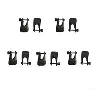 Caswynlife 10 Pack Plastic Bicycle Flashlight Mounts, Easy Install Torch Holders With Rubber Pad For Secure Fit on H&lebars, Compatible With Various Flashlights For Cycling