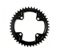 Caswynlife 104BCD Narrow Wide Chainring 42T-46T Black | Aluminum CNC, Positive/negative Teeth, Prevents Chain Drop, For MTB Crankset, Off-road Cycling