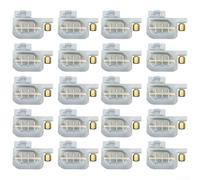 Caswynlife 20pcs Small Ink Damper Square Head for Mutoh Rol | Printer Parts, Compatible with FJ540 SJ540 SP300 VJ900c, Large Filter Screen for 5th Gen Printhead, 3x2mm