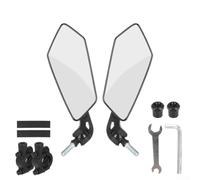 Caswynlife 360 Degree Rotating Motorcycle Rearview Mirror, Adjustable Aluminum Alloy Wide Angle Blind Spot For Scooter Motorbike, Enhanced Safety Visibility