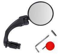 Caswynlife Adjustable Mirror, Foldable Convex Rear View Mirror and Blind Spot Reduction, Fit Road Bikes, Motorcycles and Scooters(1)