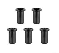 Caswynlife Aluminium Alloy Bike Frame U Clamp Cable Guide Clip for Brake and Shift Housing, Secure Cable Stop for Mountain Road Bikes, Semi-Integrated Routing, Black, Multiple Sizes(A-5pcs)