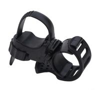 Caswynlife Bicycle Handlebar Torch Holder Mount Bracket Clamp For Led Flashlight 360 Rotation Quick Release Lightweight Abs Base For Round Rod Up To 32Mm And Flashlights Within