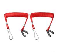 Caswynlife Boat Outboard Motor Ignition Lanyard,48 Inch Safety Stop Switch