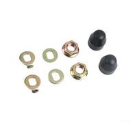 Caswynlife E-Bike Motor Locking Nut And Washer Spacer Set, M12/M14 Self-Locking Alloy Steel Hardware, For Front Rear Wheel, Tool-Free Installation, For Mountain Kids Training(14mm)