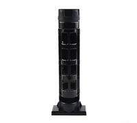 Caswynlife Fishing Rod Holder, Vertical Inserting Device With Adjustable Height, Plastic Rack For MEIHO Box 5000/7000/9000 Series(Black)