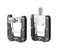 Caswynlife Foldable Bike Pedals for Folding Bicycles, Aluminum | Alloy CNC Non-Slip Platform with Triple Sealed Bearings, for Quick Release Mechanism for and Urban