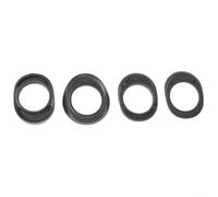 Caswynlife Headset Spacer 1-1/8" Bicycle Fork Shim Plastic Rings 2mm 5mm 10mm Kit for Mountain Road Bike Steerer 28.6mm Adjustment Black 4pcs