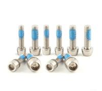 Caswynlife M5 M6 20mm 304 Stainless Steel Stem Fixing Screws, Rust Resistant Handlebar Bolts Replacement Parts for Road Bicycle Stem(M5*20mm)