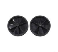 Caswynlife Pair Of Bicycle Training Wheels For Kids Bike Stabilisers Silent Rubber Roller Wheels Plastic Cycle Parts General Fit(Black)