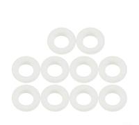 Caswynlife Plastic Hand Press Eyelet Grommet Kit Adjustable Resin Air Hole Fastener Inner 15mm Outer 28mm Self-Locking Male Female for Tarp Tent Banner(10pcs white)