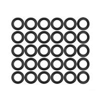 Caswynlife Plastic Hand Press Eyelet Grommet Kit Adjustable Resin Air Hole Fastener Inner 15mm Outer 28mm Self-Locking Male Female for Tarp Tent Banner(30pcs black)