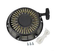 Caswynlife Recoil Starter For Gx390 13Hp, 11Hp & Gx620 Engines, Pull Start Assembly With 5Mm Rope, Black Replacement Part For Lawn Mower Generator