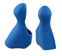Caswynlife Shift Lever Covers For Shimano-105 ST-5700, Rubber Brake Hood Replacement Set, Anti-Slip Grip Protector For Road Bicycle Cycling, Black Red Blue Green(blue)