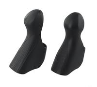 Caswynlife Shift Lever Covers For Shimano-105 ST-5700, Rubber Brake Hood Replacement Set, Anti-Slip Grip Protector For Road Bicycle Cycling, Black Red Blue Green(black)