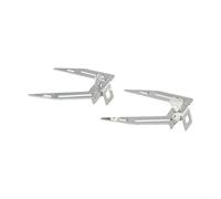 Caswynlife Stainless Steel Rotating Fork Component For Electric Oven & Air Fryer - Rotisserie Shaft Replacement Part For Roasting Chicken, Skewers & Meat, 25.6cm(roast fork)