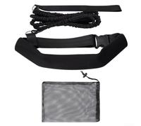 Caswynlife Stationary Swim Belt for Pool Swimming Training Tether | with Elastic Bungee Cord, Aquatic Resistance Harness for Water Jogging and Learn to Swim Aid for Adults