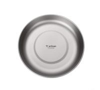 Caswynlife Ultralight Titanium Plate, For Camping, & Hiking, Rust Proof Outdoor Tableware, With High Heat Resistance, Stackable Picnic Dish(700ml)