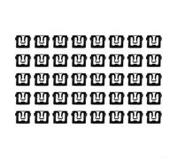 Caswynlife Windshield Patterning Clips, 40-Pack Stainless-Steel For Ford | Windshield Rear Window Trim Patterning Clips, Stainless-Steel, Black, 40PCS, Compatible With for ford 1964-1993