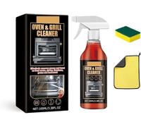 Casyvo Oven Cleaner, Casyvo Oven and Grill Cleaner Spray, Oven Cleaner Heavy Duty Spray, Powerful Kitchen Grease Remover, Fast-Acting Professional Cleaning Spray for Air Fryer Ovens Grills BBQ (1pcs)