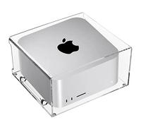 CaSZLUTION Acrylic Desktop Stand for Apple Mac Studio, Stand Holder Compatible with Mac Studio M4/M2/M1 Max, Mac Studio M3/M2/M1 Ultra, Mac mini M1 M2 M2 Pro 2010-2023 (Clear)