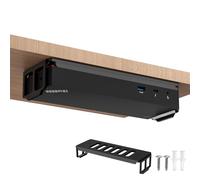 CaSZLUTION Acrylic Mount Compatible with ThinkPad Thunderbolt Docking Station, Under Desk and Wall Mount for Thunderbolt 3 Dock Gen 2 and Universal Thunderbolt 4 Dock Mounting Bracket Holder