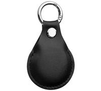 CaSZLUTION Case for Chipolo POP Tracker Tag, Microfiber PU Leather Protective Cover with Keychain Compatible with Chipolo ONE/ONE Spot/ONE Point and for Airtag, 1 Pack (Case Only)
