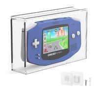 CaSZLUTION Clear Acrylic Display Box Case for Nintendo Gameboy Advance GBA Console, Transparent Wall Mount Display Case Protector for Game Boy Advance Dust Protection and Display (Case Only)