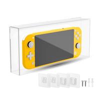 CaSZLUTION Clear Acrylic Protective Display Case for Nintendo Switch Lite | Wall-Mounted Dustproof Storage Box for Switch Lite Console Dust Protection and Display (Case Only)
