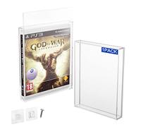 CaSZLUTION Clear Acrylic Video Game Box Protector Case for PS3, PS4, PS5, and Xbox one Game Case, 3mm Thick Dustproof Wall Storage Holder Game Protective Display Case (Pack of 1)
