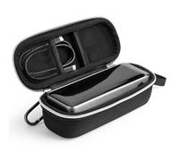 CaSZLUTION Hard EVA Protective Case for Anker Prime 250W Power Bank 27650 mAh Portable Charger - Shockproof Travel Storage Box with Hand Strap & Carabiner Clip (Case Only) - Black